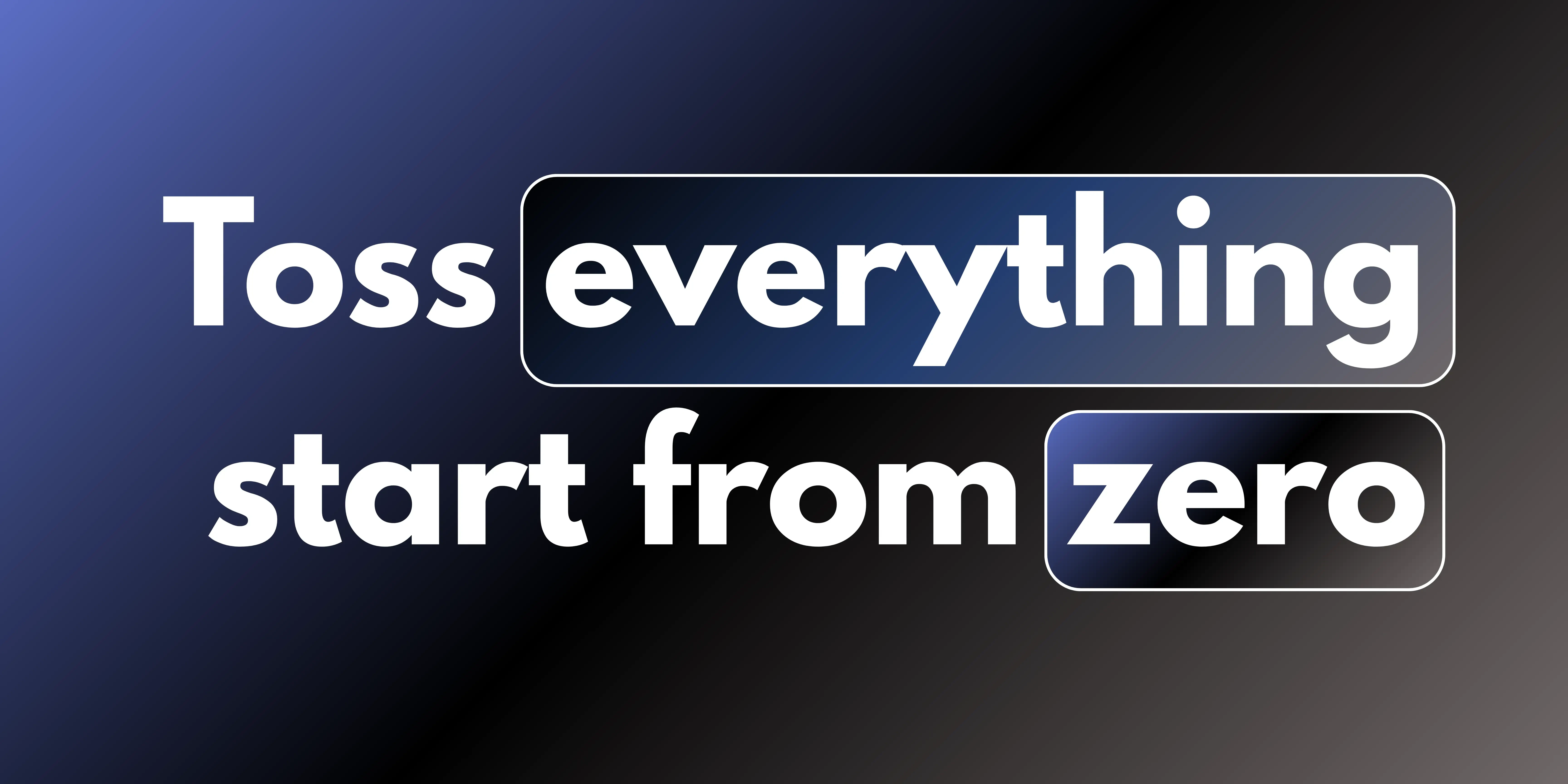 Start from zero version 4